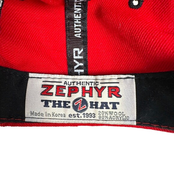 Zephyr San Diego State Aztecs Vintage Red Baseball Hat Snapback One Size - Picture 2 of 7